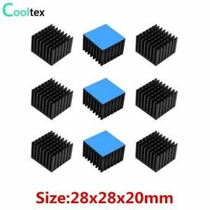 10pcs 28x28x20mm Aluminum Heatsink Radiator Cooling Heat Sink  For Electronic Ch
