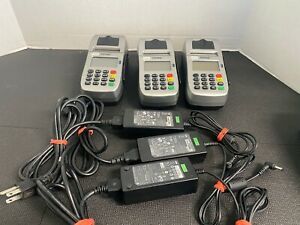 First Data FD100ti Credit Card Machine Pin Pad w/ Power Supply - Lot of 3