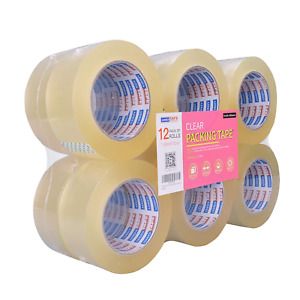 ADHES Packing Tape Shipping Tape Packaging Tape for Moving Boxes,1.88 Inch x 100