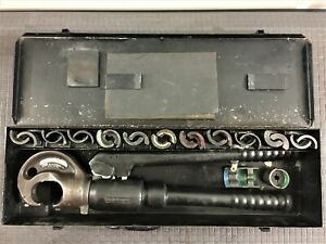 ITT BLACKBURN JB12A 12 TON HYDRAULIC COMPRESSION TOOL W/ 12-DIES