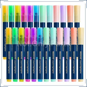 New Highlighters 24pcs Chisel Tip Highlighter Pen Markers Assorted Colors Bible.