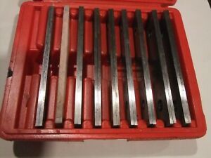 Precision Alloy Steel Thin Parallel 18 Pc 6&#034; Long x 1/8&#034; Thick 637-7030