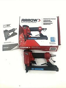 Arrow PT50 Pneumatic Staple Gun Red 1118 120 PSI 8.3 Bar Max FAST SHIPPING