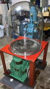 kinney vacuum Chamber Pump , Table And Bell jar , Compleat Vacuum Chamber
