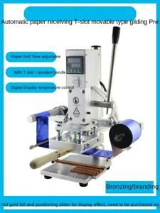 Manual Digital PVC Card Embossing Hot Foil Stamping Machine Heat Press Machine