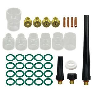 #12 Pyrex Glass Cup Gas Lens Collet Kit For DB SR WP 9 20 25 TIG Welding Torch