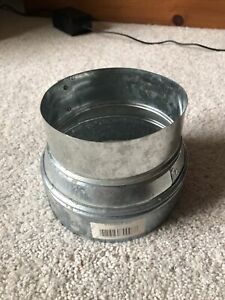 6&#034; x 5&#034; Sheet Metal Taper Reducer Dust Collectors Duct