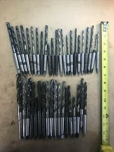 #1 Morse Taper Shank Drill Bit Lot