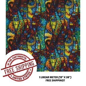 Hydrographic Film Water Transfer Film Hydro Dipping Dip Film 1M Stain Glass 2