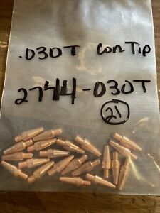 Profax 2744-030T .030 Tapered Mig Contact Tips
