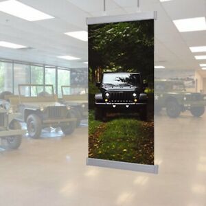 Aluminum Snap Rail Poster Hangers for 60&#034;w Signage (Frame ONLY)