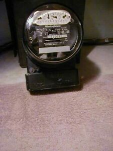 Antique Westinghouse Watthour meter 1919 type OC single phase CLEAN