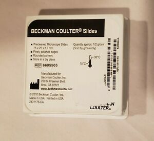 Beckman Coulter Microscope Slides 52 Empty 5 With Samples
