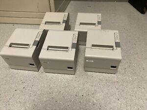 Epson M129H TM-T88IV Parallel POS Thermal Receipt Printer White- LOT OF 5!!!