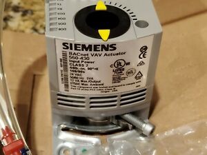 siemens Bacnet VAV ACTUATOR set