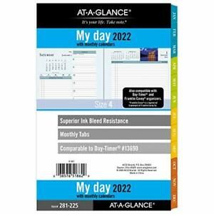 2022 Daily &amp; Monthly Planner Refill by AT-A-GLANCE 13690 13746 Day-Timer 5-1/...