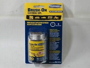 Blue Magic NA55 Vinyl Brush-On Electrical Tape Black 4oz.