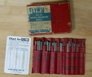 Vintage FLYNN Thread Measuring Wires Set  No. 11