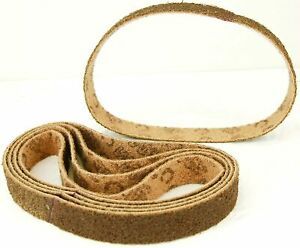 40B COARSE Pack of 5 Nylon Non-Woven Sanding Belts Made with 3M™ Scotch-Brite™