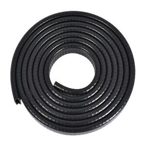 Edge Trim U Seal Extrusion Black Fits 1/64&#039;&#039;-5/32&#039;&#039; Edge 10Ft/3Meter Length