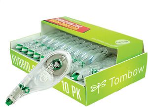 MONO Hybrid Correction Tape 10-Pack Easy To Use Applicator Instant Corrections