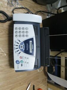 Brother FAX-575 Personal Fax Machine with Phone and Copier Tested Works Good