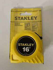 New Stanley Tape Measure 16&#039; 16 ft 30-495 New in package Yelllow High Visibility