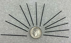 12 PCS #80 Micro Jobber Drill High Speed Steel Black Finish USA