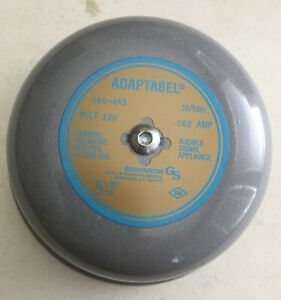 EDWARDS CO 340-4N5 4&#034; ADAPTABEL AC VIBRATING BELL, 115 VOLTS, 60 CYCLES, .062 A