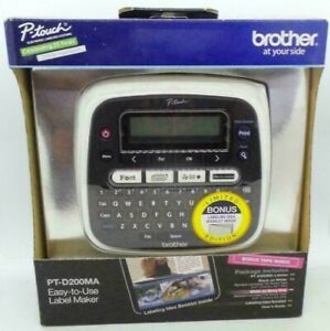 Brother P-touch PT-D200MA Label Maker Thermal Printer Limited Ed Home/Office NEW