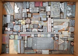 Assorted Letterpress Cuts (inc. Elephant, Carousel Horse, Confidential)