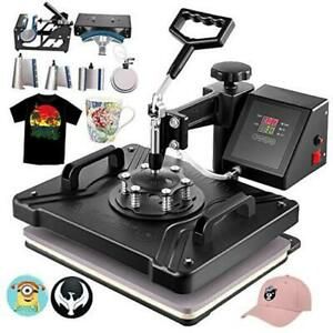 Heat Press 12X15 Inch Heat Press Machine Digital Multifunctional 8 in 1