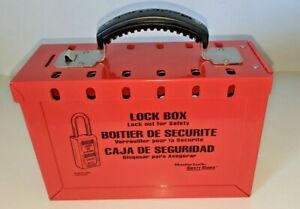 Master Lock Box Latch Tight Group Lock Box Portable Red 498A