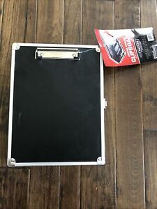 Vaultz Locking Storage Clipboard 13&#034;&#034; X 10&#034;&#034; Black with Chrome Accents VZ00151