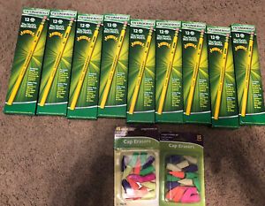 New Ticonderoga Pencils #2, Yellow, Dozen - Lot Of 9....108 Pencils!