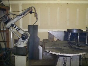 Miller MRV-2 Six Axis Welding Robot Complete with Welder Interface and Pendant