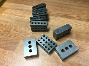 LOT OF 1 X 2 X 3 &#034; BLOCKS WORK HOLDING SET UP