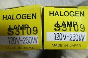 Two New SATCO Halogen Lamp Bulbs S3109 120V-250W 