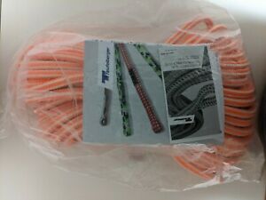 Teufelberger Hi Vee Braided Safety Blue Climbing Rope 1/2&#034; 45 Meter Length