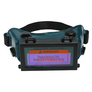 Solar Powered Auto Darkening Welding Mask Helmet Eyes Goggles Welder Glasses