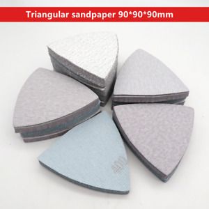90mm Mouse/Triangle Sandpaper Sanding Sheets Polishing Pad 60-800 Assorted Grit