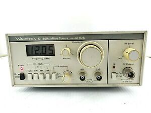WAVETEK 957A MICRO SOURCE MICROWAVE FREQUENCY GENERATOR 12-18GHz