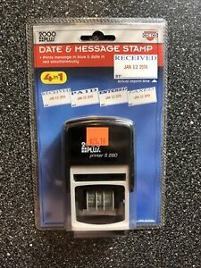 Cosco 2000 PLUS 4 In 1 Date And Message Stamp, Received, Entered, Paid, Faxed