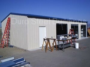 DuroBEAM Steel 40&#039;x50&#039;x12&#039; Metal Garage Workshop  DIY I-beam Building Kit DiRECT
