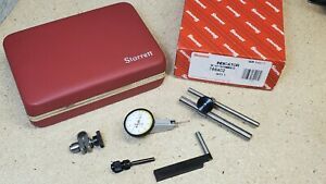 Starrett No. 708A dial indicator set with accessories
