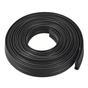 Trim Seal with Top Bulb, EPDM Fits 1-3mm Edge 3Meters Length, 0.87inch Height