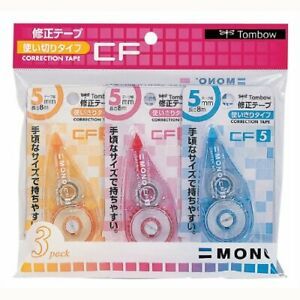 Tombow MONO Correction Tape 3 color 3P pack KCA-321 From Japan