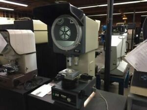 NIKON Model V-12 12&#034; Vertical Projection Optical Comparator &amp; Measuring Machine.