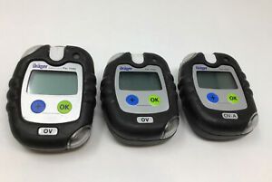 3 Drager Pac 7000 OV &amp; OVA Gas Monitor Detector Untested Free Ship