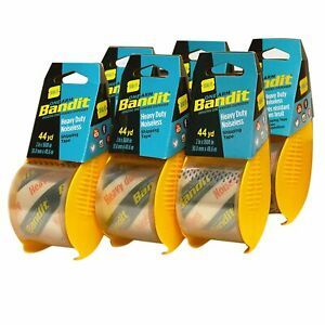 Shipping Tape 6 Pack 2x1600&#034;, Total 9600 Inche, Noiseless with One Arm Dispenser